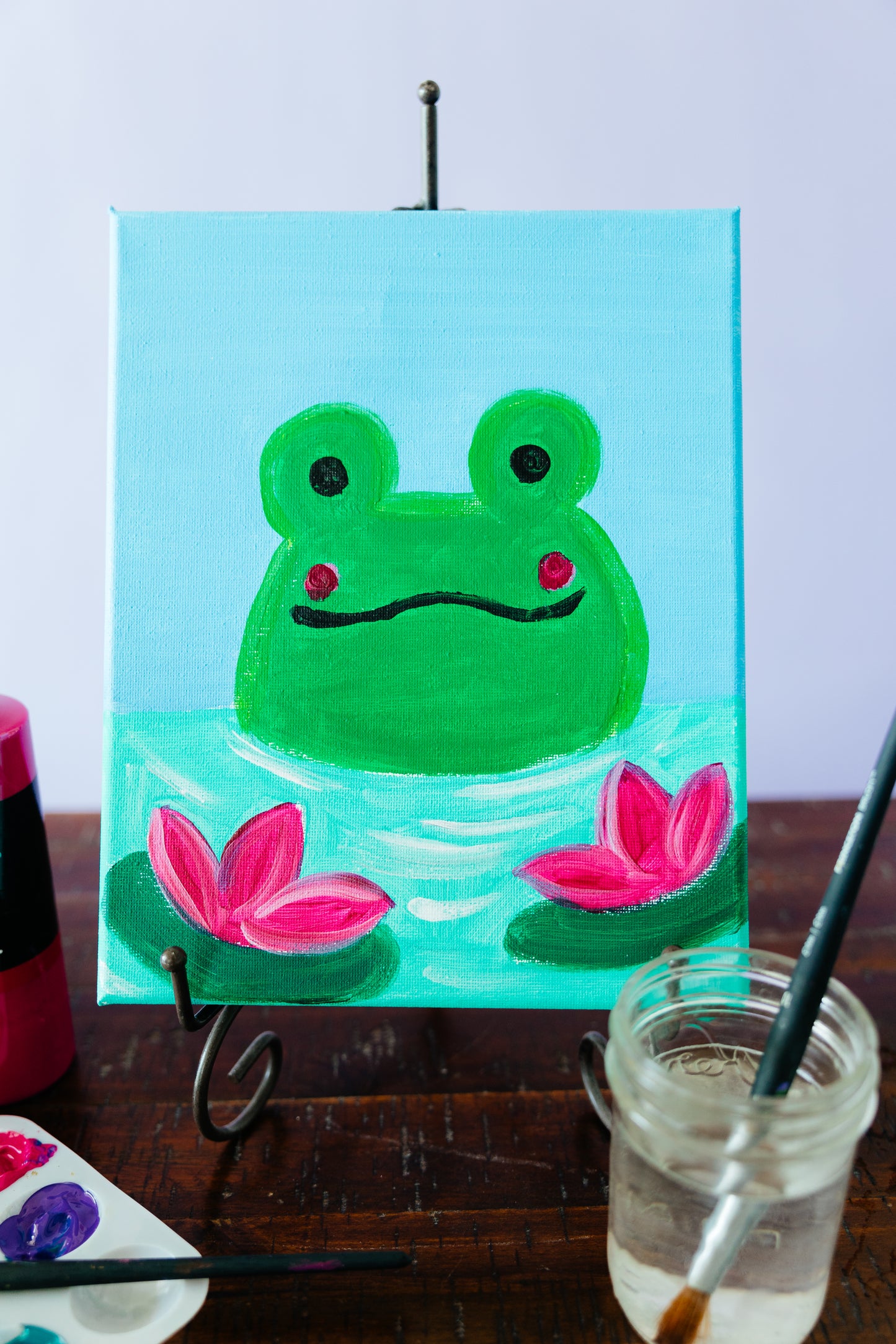 Frog in Lily Pads, Monday August 26th, 4-5pm